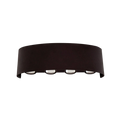 Aplique Dual Ovalado 8W Luz Cálida