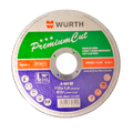 Disco Corte WURTH Premium Cut Inox 4 1/2" x 3/64" x 7/8"