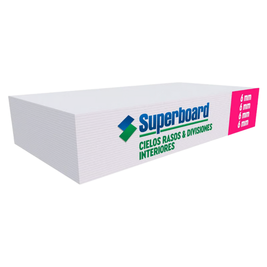 Fibrocemento Superboard ST 6mm