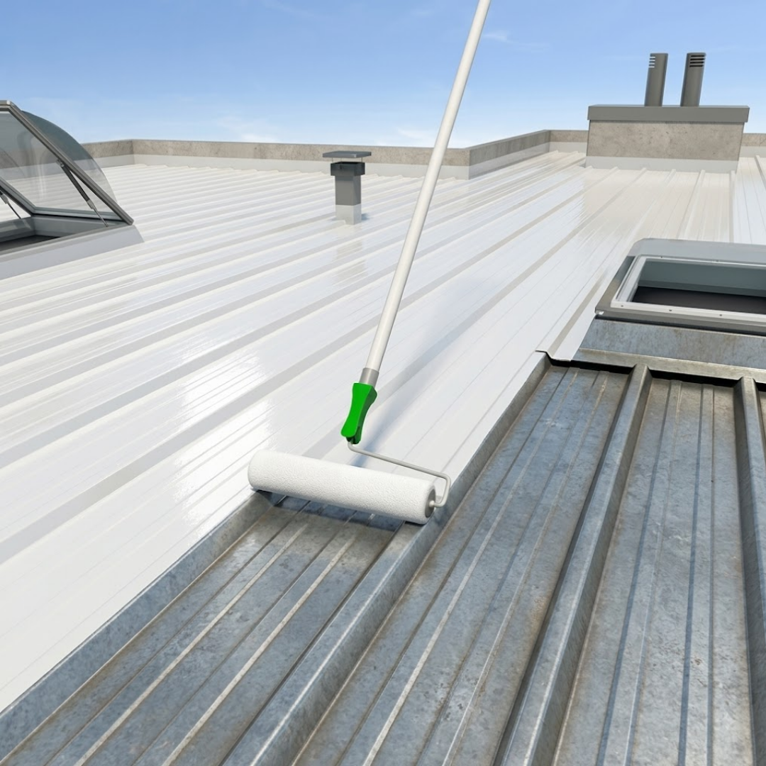 Impermeabilización de Coberturas Metálicas con SikaFill-300 Thermic