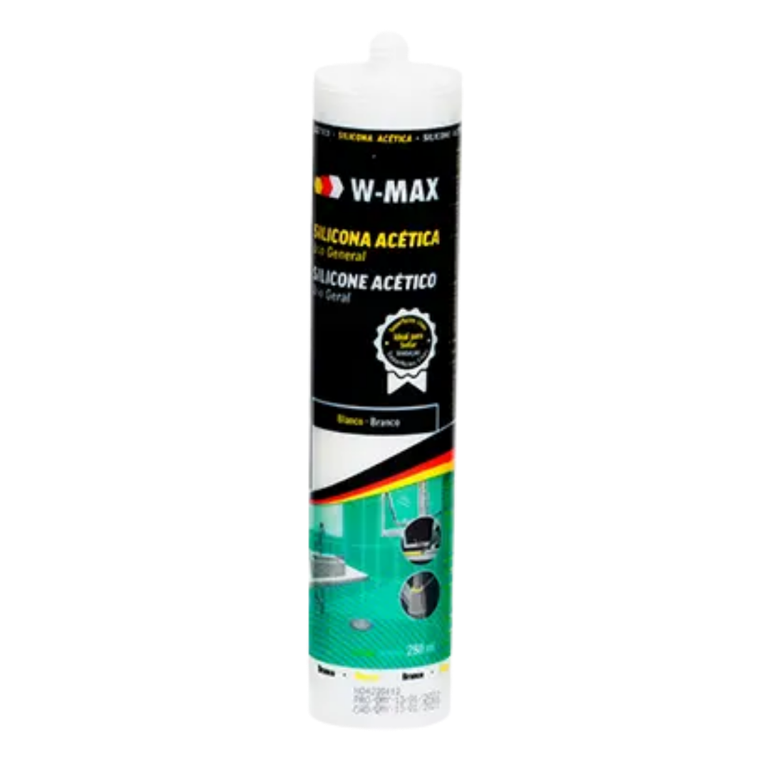 Silicona Acética Blanca Wurth W-MAX x 280ml