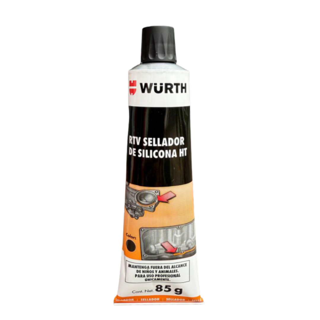 Silicona Neutra Negra Alta Temperatura x 85g